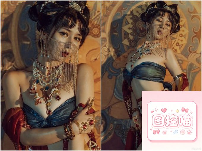云溪溪Cos图片作品合集：奶桃狗狗与白色兔女郎整理