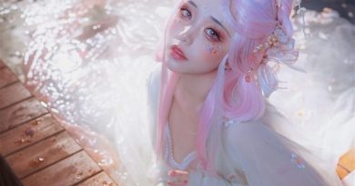 爆机喵小吉临江仙Cosplay古风池景写真赏析与图包整理